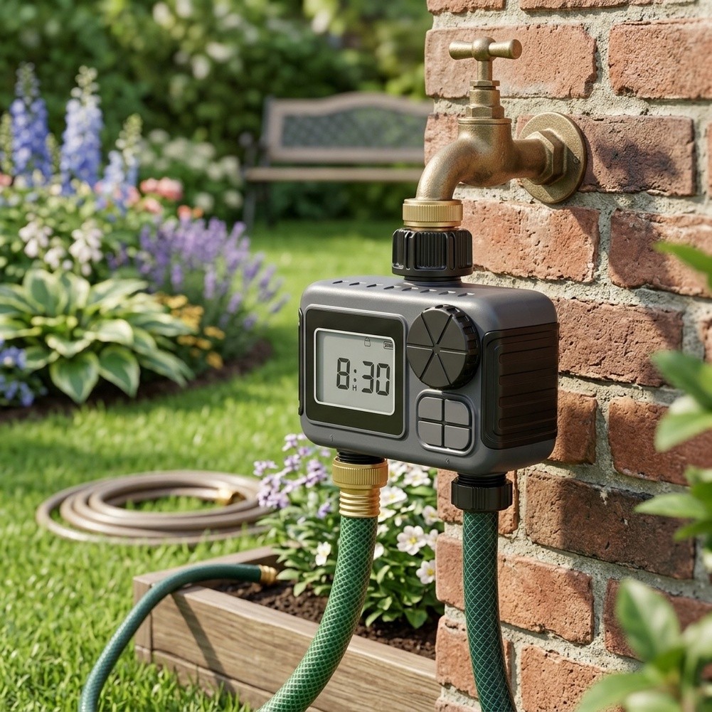 Timer Dual Outlet - Timer per irrigazione da giardino a