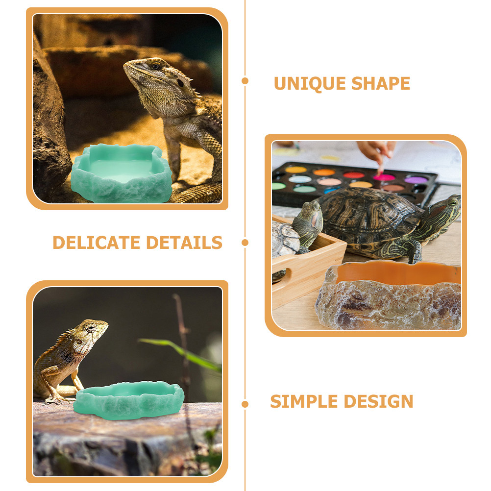 2 Pezzi Ciotola per Cibo e Acq - Water Dish Reptile recensione e prezzo